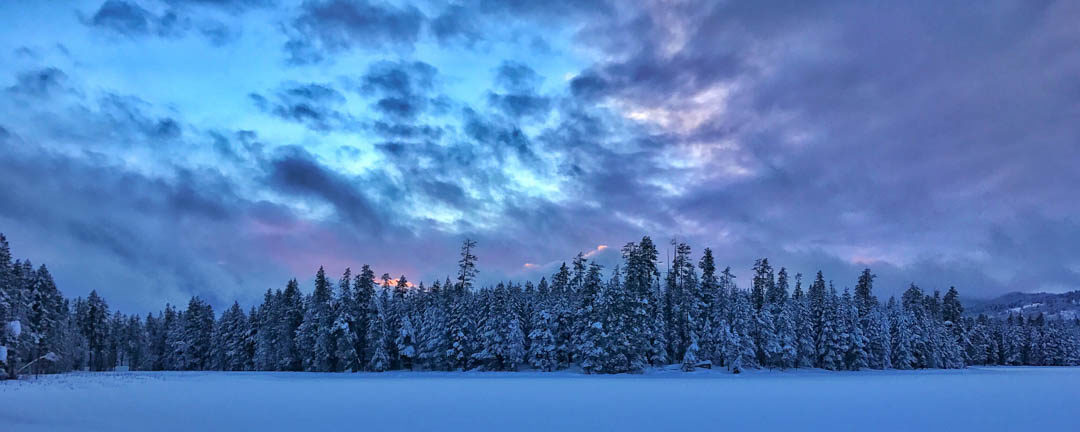 Sunset at Harriman State Park Idaho