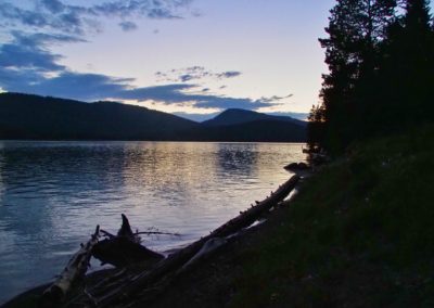 Sunset Jackson Lake Grand Teton National Park