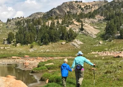 Exploring the high country in the Beartooths