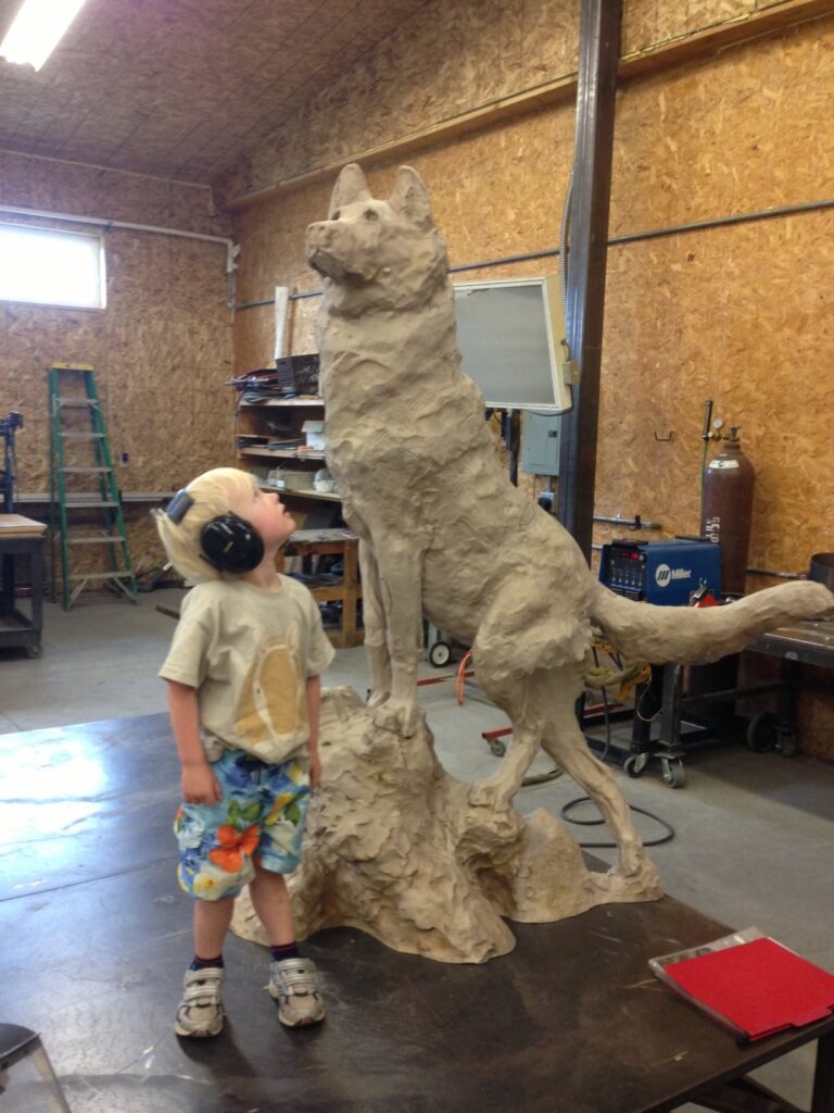 yellowstone alpha female wolf 42 in the foundry