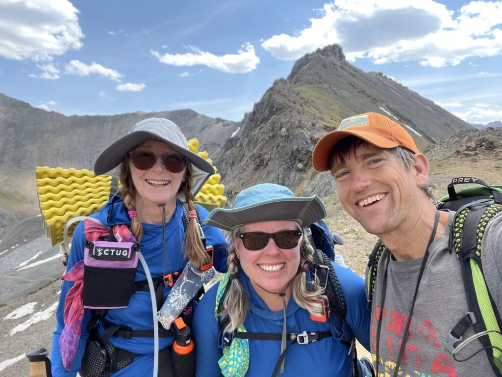 Happy campers Hughes Basin North ABsaroka Wilderness