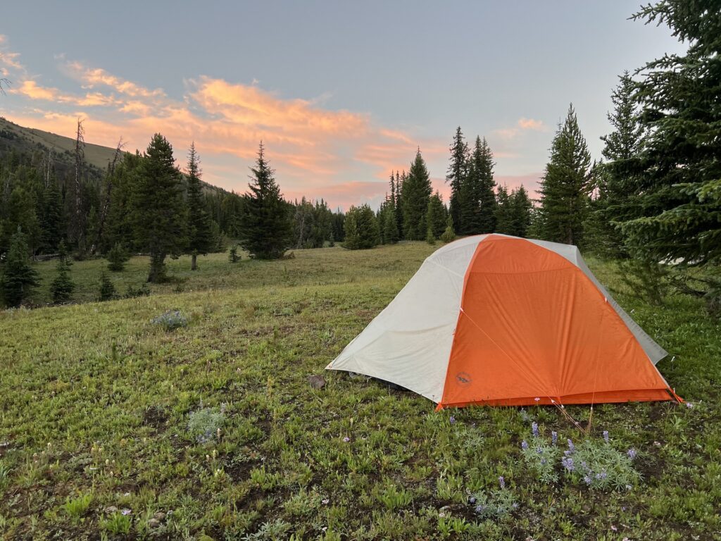 Camping in Hoodoo Basin Yellowstone National Park