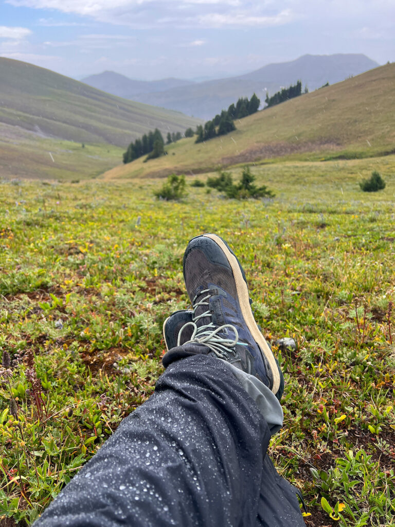 Riding out a thunderstorm in Greater Yellowstone